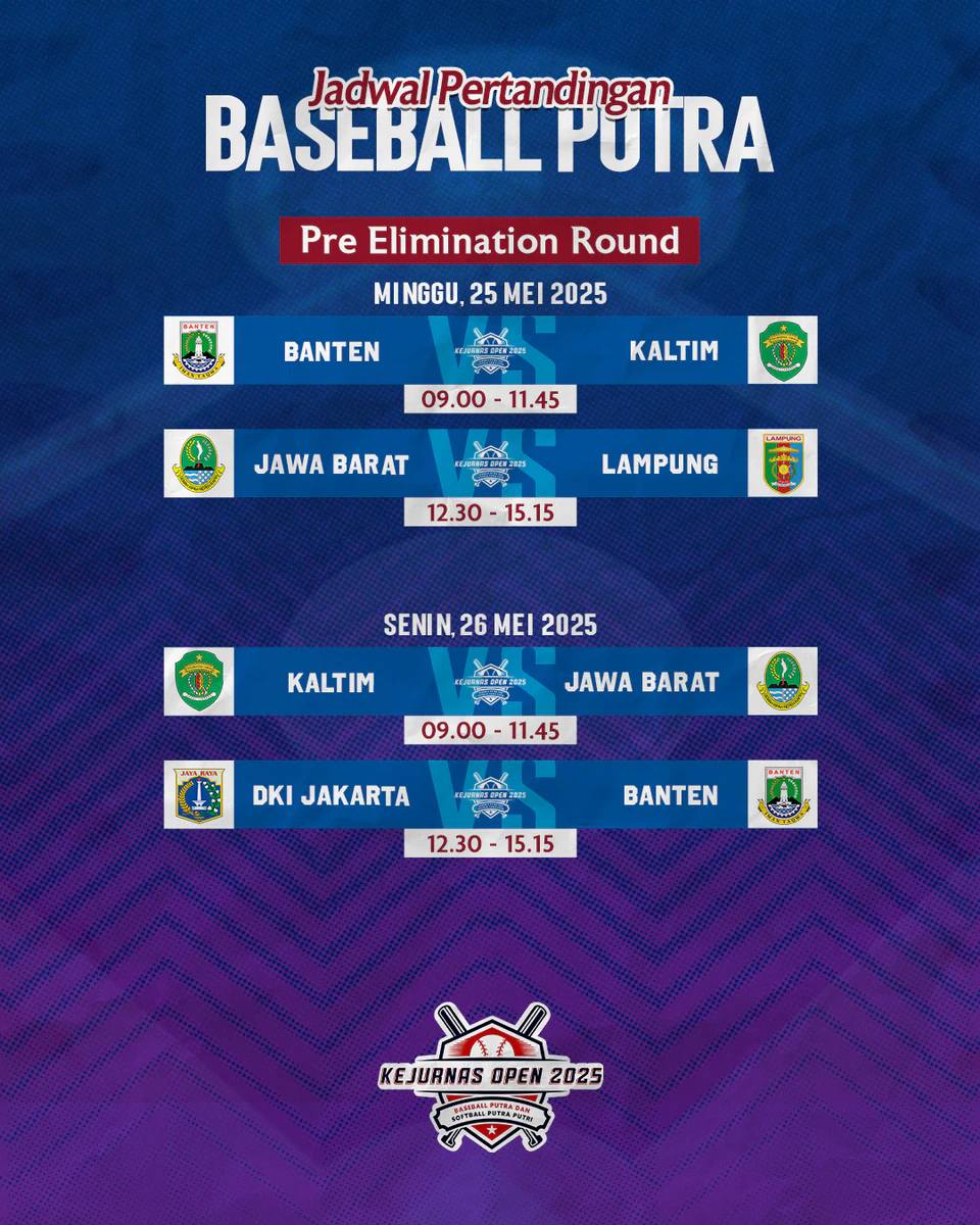 Jadwal Kejurnas Pre Elimination Round 2 v.02